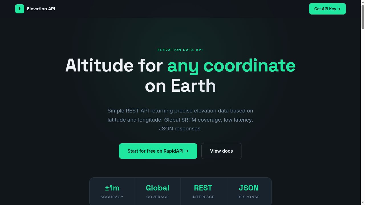 Elevation API